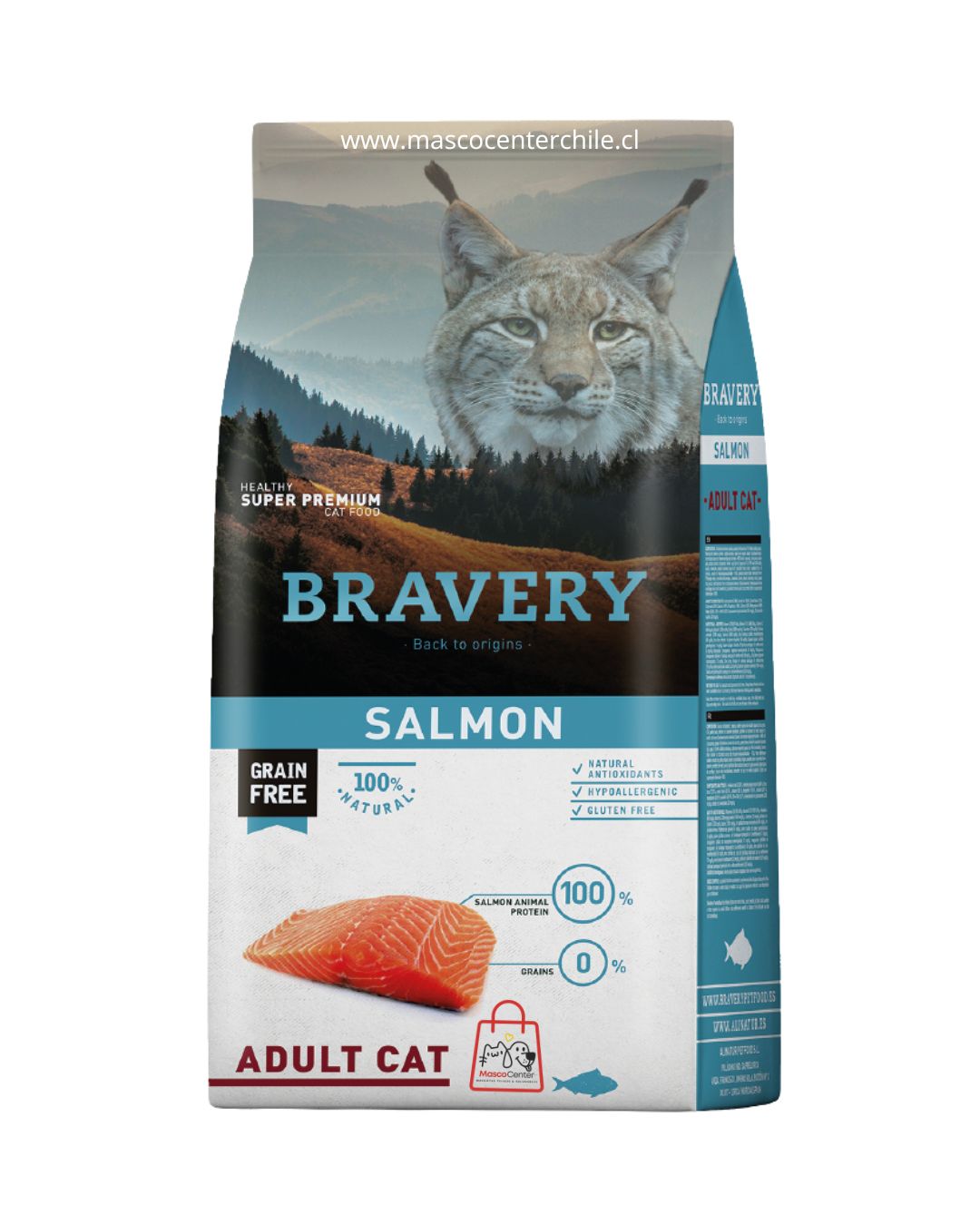 Bravery salmon adult cat