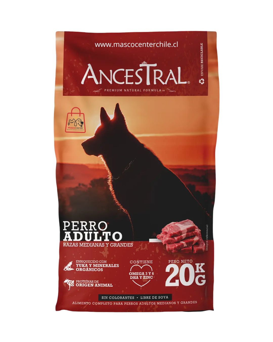 Imagen Ancestral perro Adulto 20 Kg.