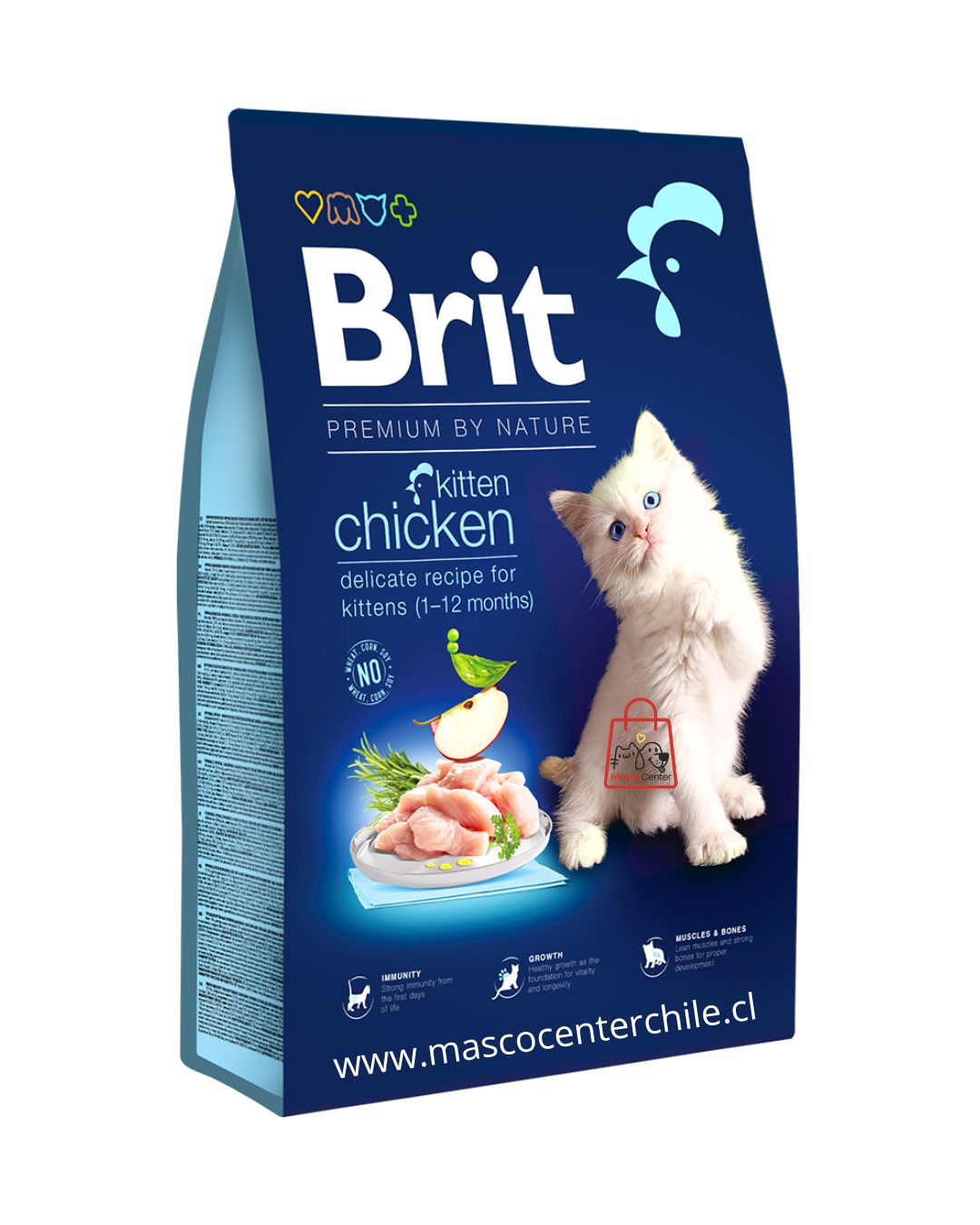 BRIT PREMIUM BY NATURE CAT KITTEN CHICKEN 1,5 KG