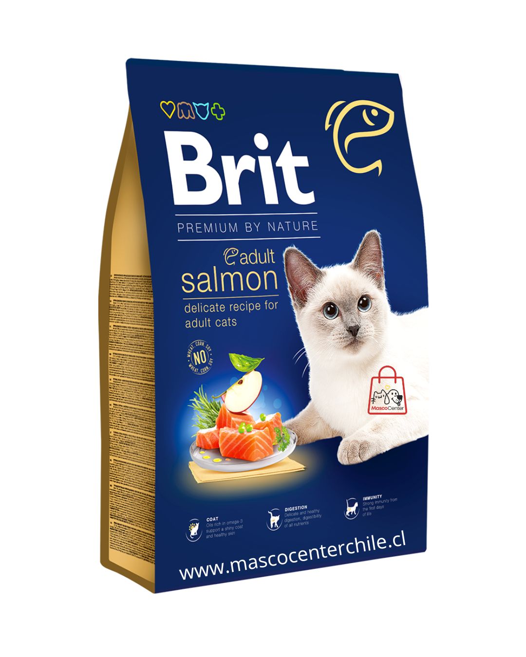 Brit Premium by Nature Cat Adult Salmon